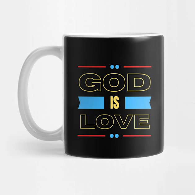 God Is Love | Christian Typography by All Things Gospel